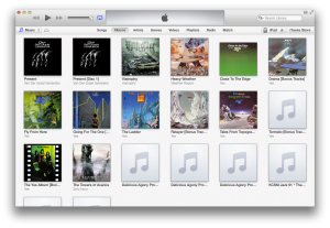 iTunes 11 main screen