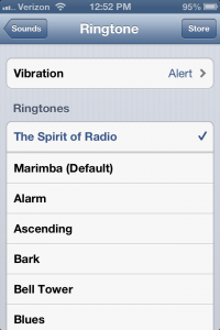 Set custom ringtone on iPhone