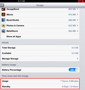 iOS 6.1.3 battery life