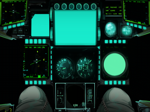 MetalStorm cockpit controller on iPad