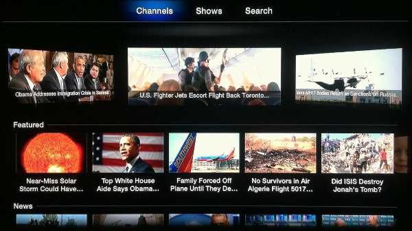 AOL On for Apple TV