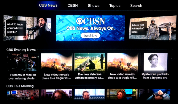 CBS News on Apple TV