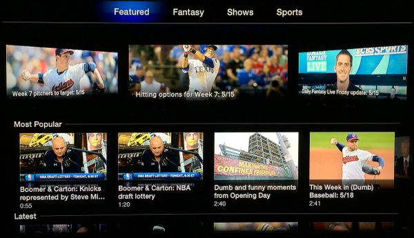 CBS Sports on Apple TV