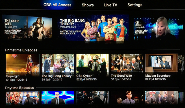CBS for Apple TV