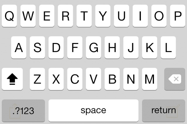 iOS 7.1 improves keyboard contrast