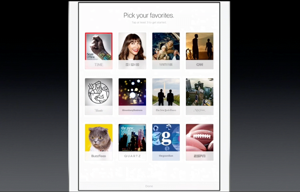 iOS 9 News pick favorites