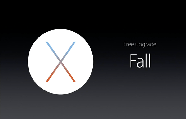 OS X 10.11 El Capitan release date