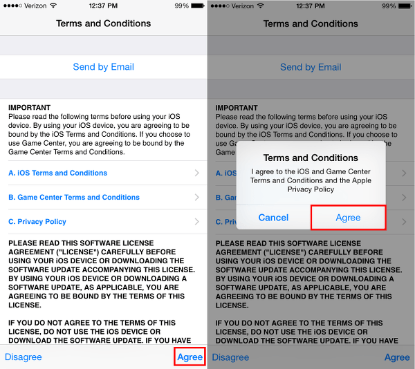 iOS 8.4.1 Legal Agreements