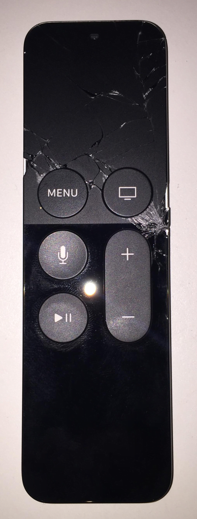 Shattered Apple TV 4 Remote