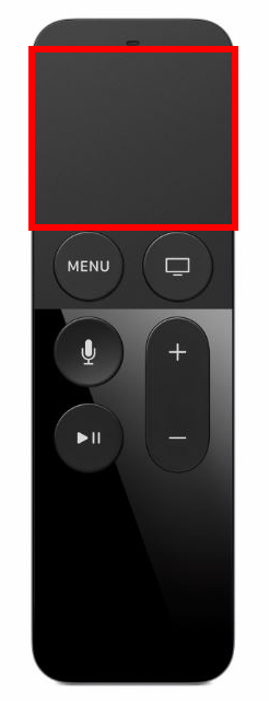 Apple TV 4 Siri Remote Touchpad