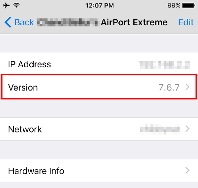 AirPort Extreme Utility Tap Version