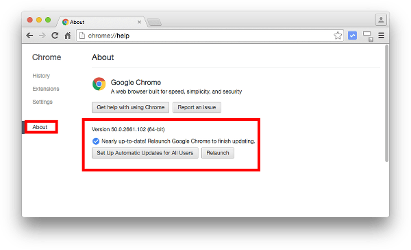 Update Chrome to Update Adobe Flash