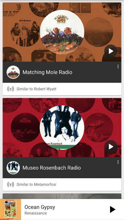 Google Play Music Radio Stations