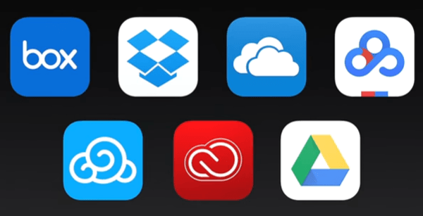 iOS 11 Files App Cloud Service Compatibility