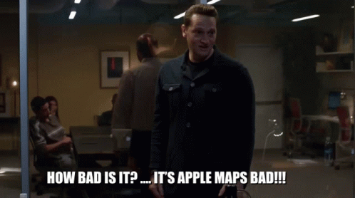 Silicon Valley Apple Maps Bad