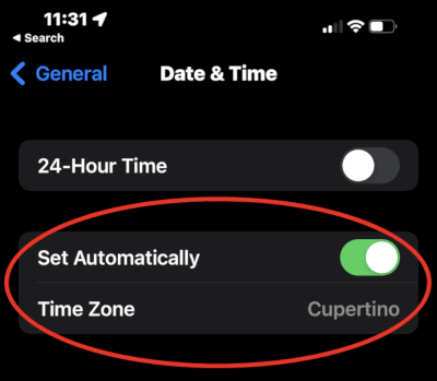 Adjust Date & Time Settings to Fix Problems Connecting to iTunes Store and App Store