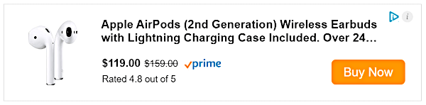 2nd Gen AirPods at Amazon for $119