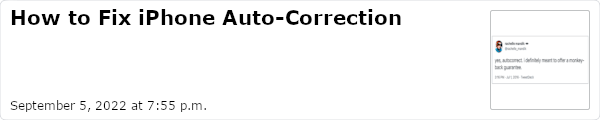How to Fix iPhone Auto-Correction - Published September 5, 2022 at 7:55 p.m